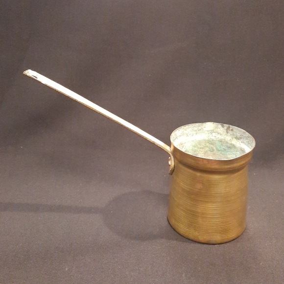 Brass Pot Ladle Dipper w/ Long Handle ~ Hancrafted - Picture 3 of 9